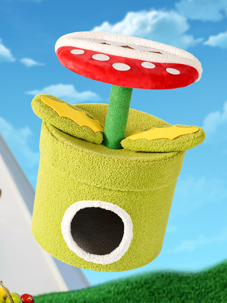 Cat Climbing Frame Cat Nest Cat Tree Integrated Cat Scratch Trees Small Size Does Not Cover an Area of All Year Round Neutral Scratching Pole Cat Climber Cat Supplies