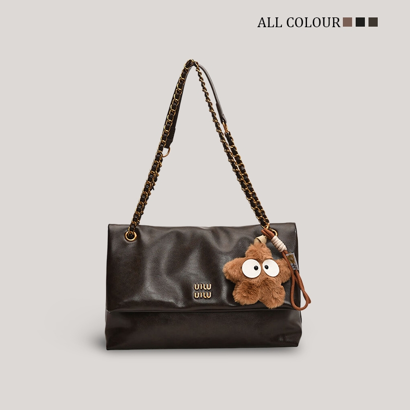 Jinyuniao Large Capacity Underarm Tote Bag Women 2024 New Arrival Fall and Winter Light Luxury Minority Classy Chain Messenger Bag