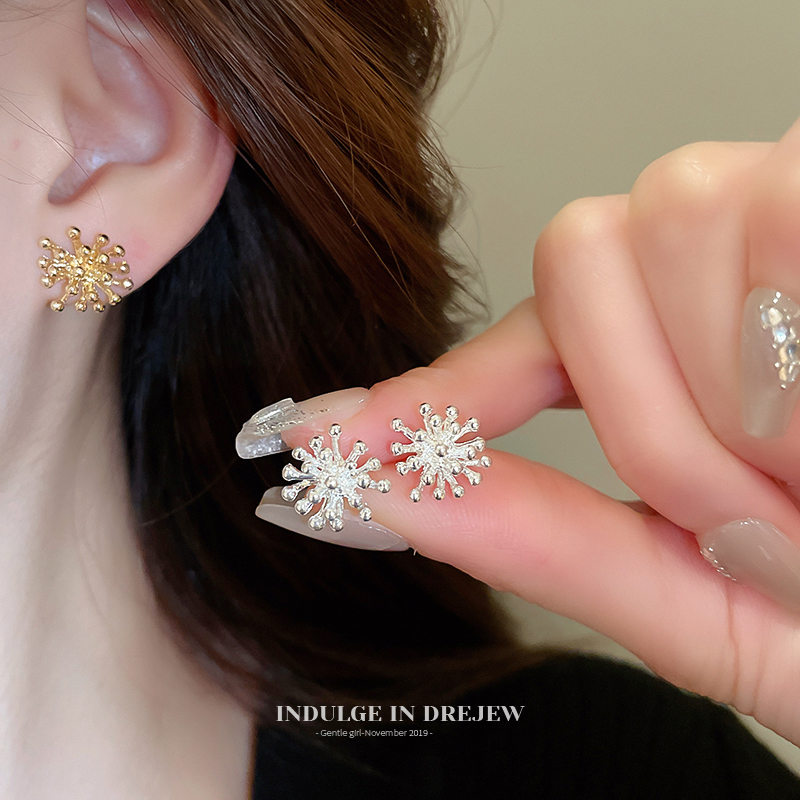 Fireworks Earrings Accessible Luxury Fancy Elegant Earrings 2025 New Arrival Best Selling Niche Design Unique Earrings for Women