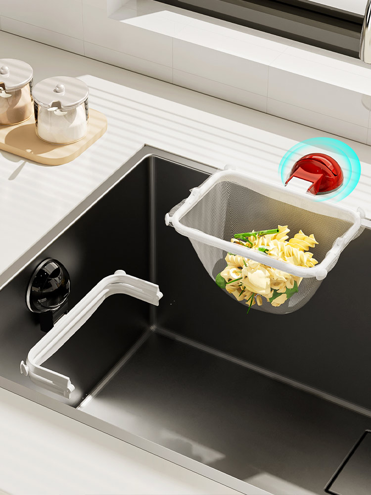 Ball Suction Cup Sink Drain Rack Kitchen For Home Multi-Functional Storage Rack Rag Storage Rack Sink Storage Rack