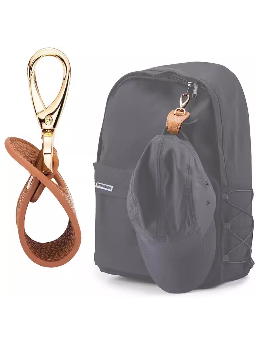 Outdoor Sun Hat Button Fixing Band Pu Hook