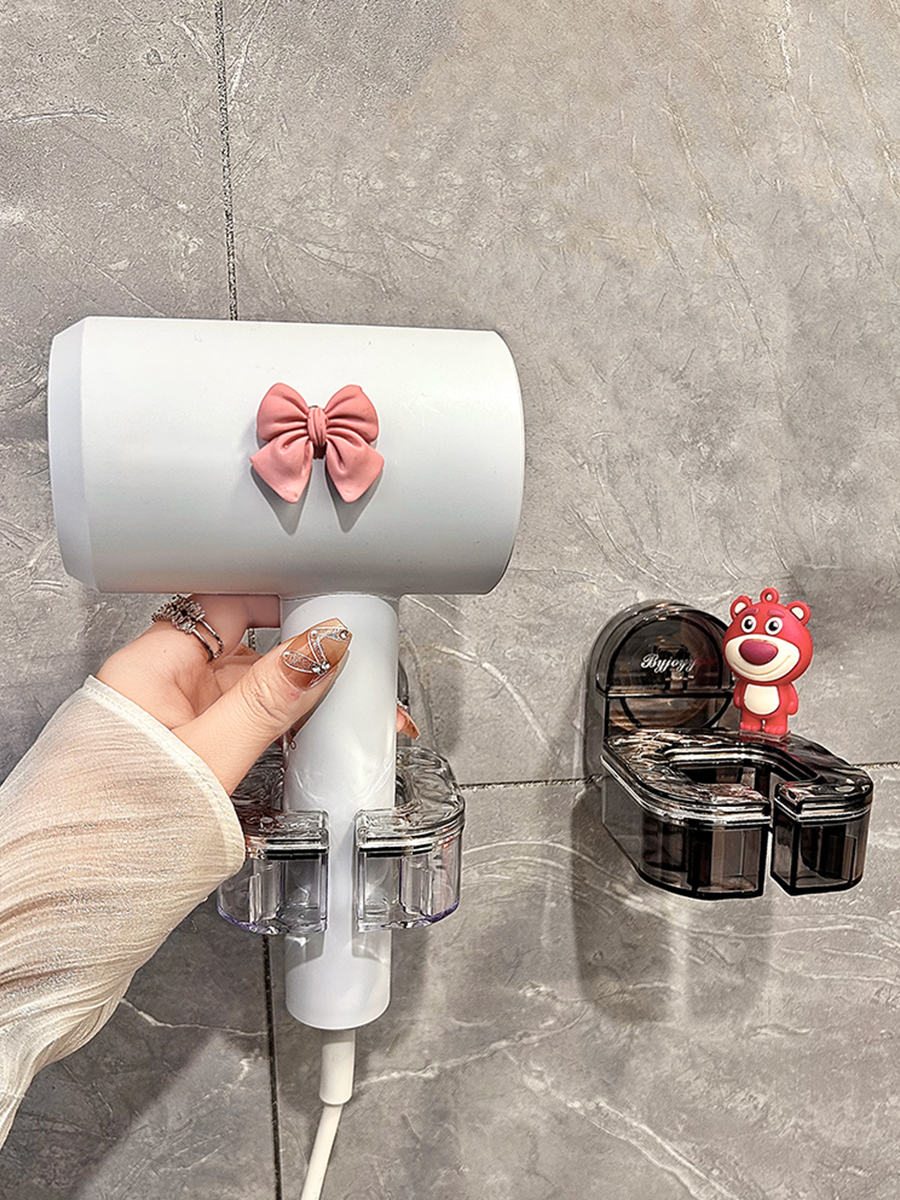 Dyson Hair Dryer Bracket Suction Cup Punch-Free Hair Dryer Holder Toilet Bathroom Wall Storage Hair Dryer Rack