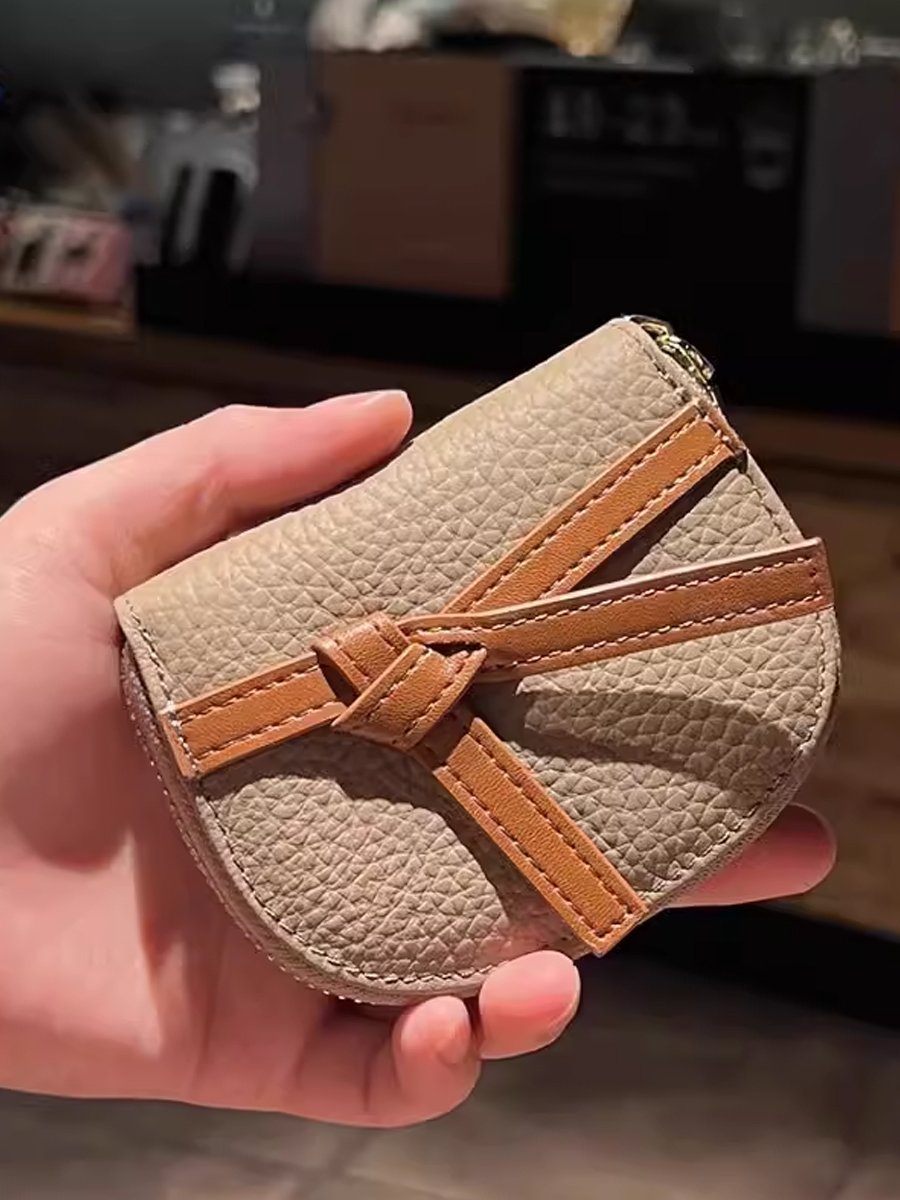 Shell Card Holder Genuine Leather Women's Id Holder Ultra-Thin Compact New Arrival Cowhide Driving License Card Holder Large Capacity Multi-Card Position