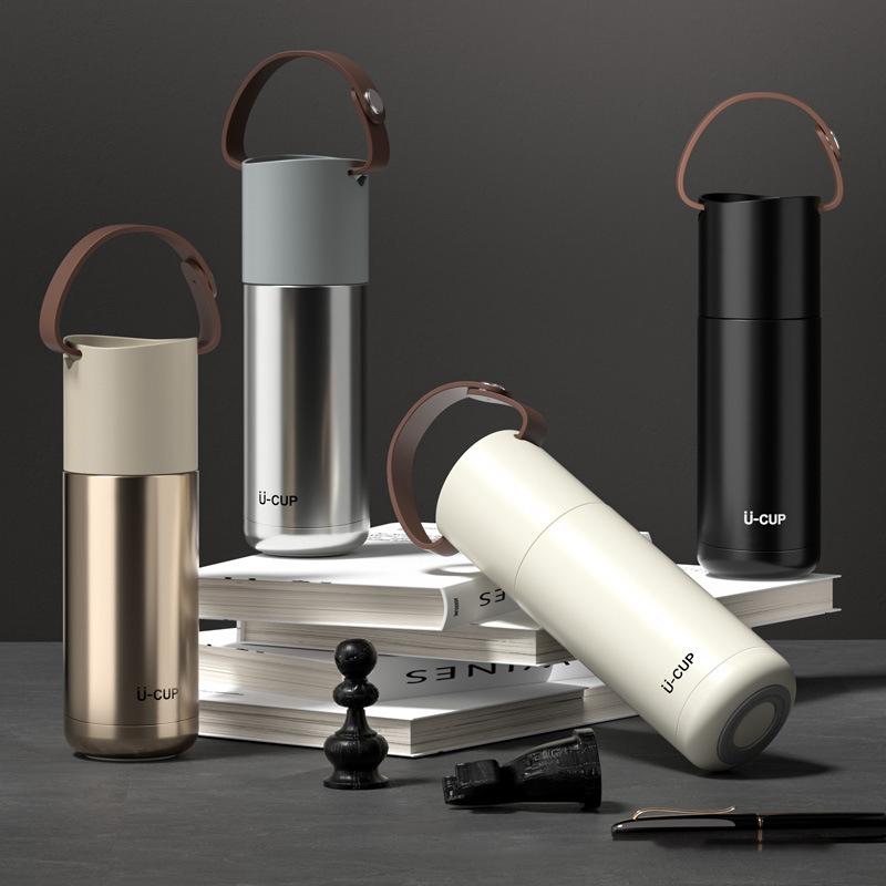 Accessible Luxury Portable Satchel Vacuum Cup New Arrival Large Capacity 304 Stainless Steel Sports Outdoor Drinking Glass Car Gift Cup