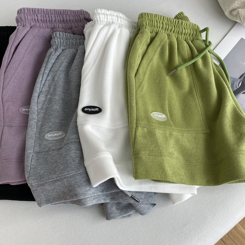 Summer High Waist Slim Looking Casual Sports Shorts Female Students 2024 New Arrival K-style Loose Wide Leg A- line Hot Pants Tide