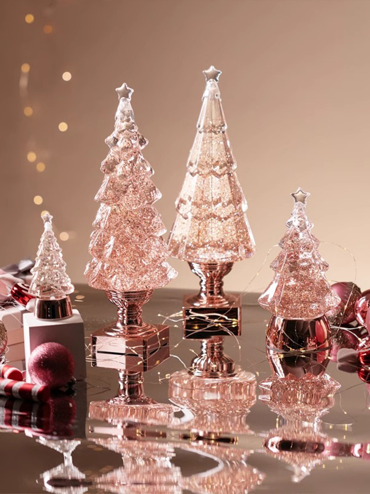 Christmas Gift Luminous Music Box Christmas Tree Ornaments Toy Kids Surprise Creative Christmas Eve Theme Gift