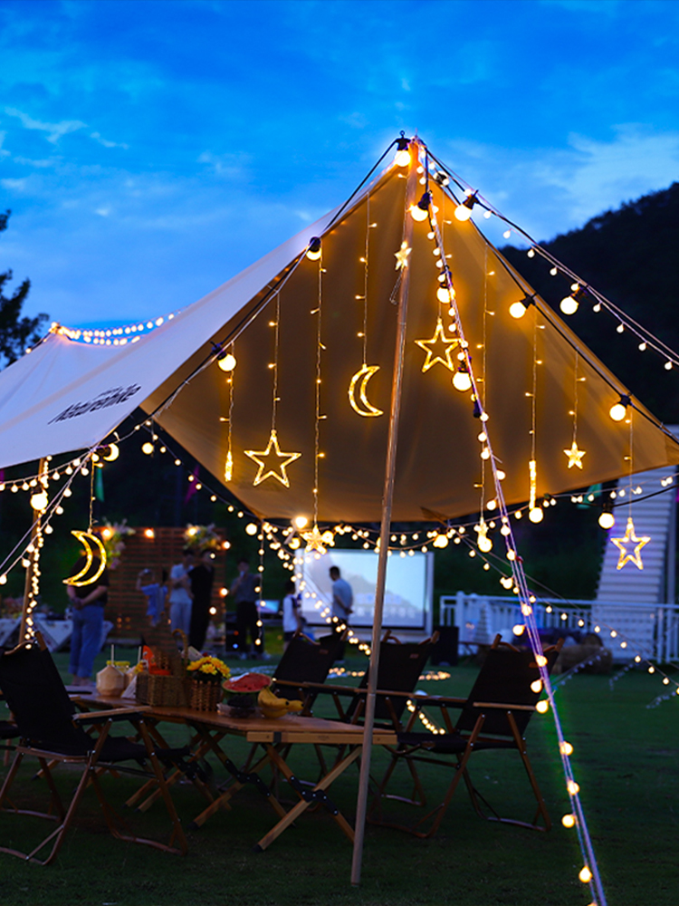 Led Small Colored Lights Camping Tent Outdoor