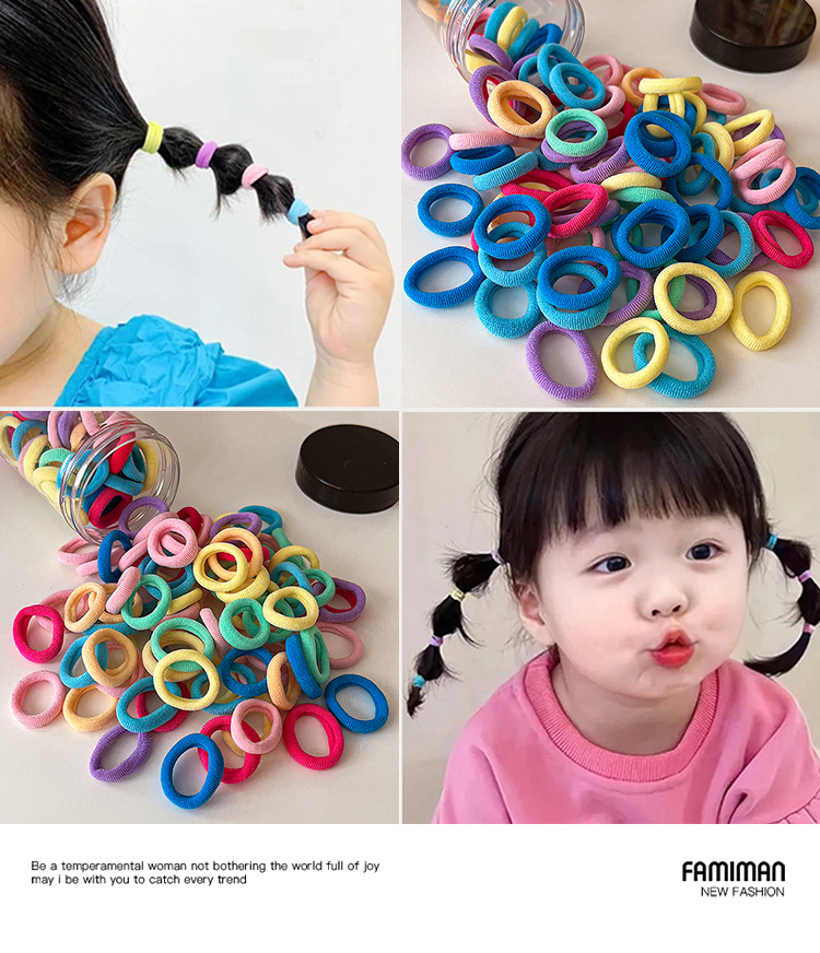 Durable Seamless Hair Bands for Kids