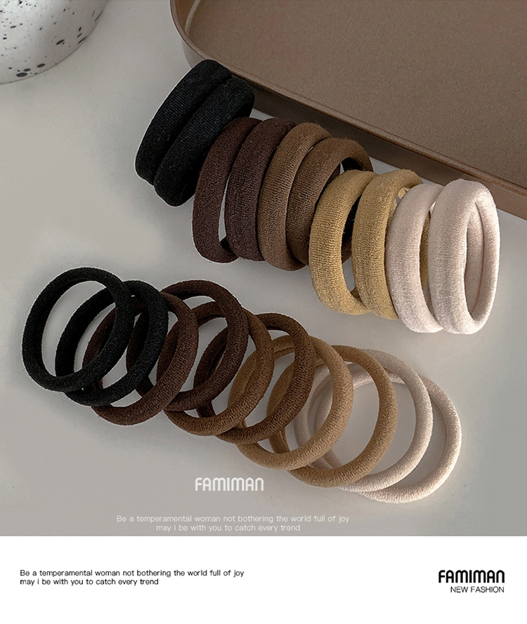 Durable High Elastic Hair Ties with Luxury Case