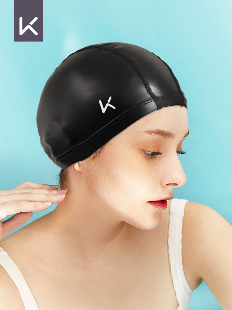 Keep Swimming Cap Silicone Waterproof Not Squeezing Head Adult Men MS. Long Hair Ear Protection Large Head Circumference Children's Swimming Cap