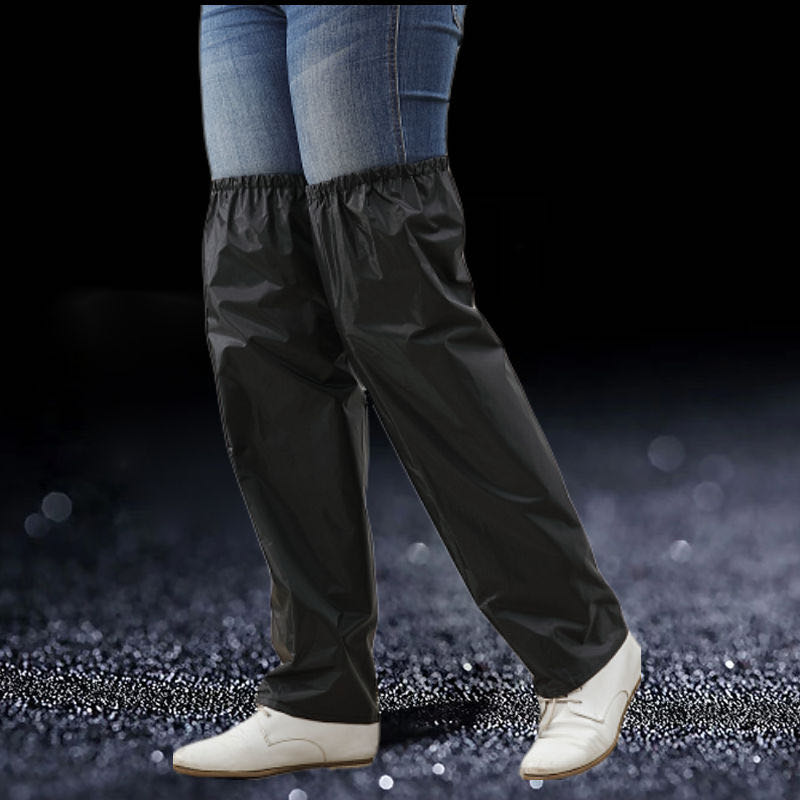 Rain Pants Sets Men and Women Waterproof Leg Warmer Booties Pants Tube Primary School Students Kid's Rain Pants with Raincoat Separates Rain Abrasion Resistant