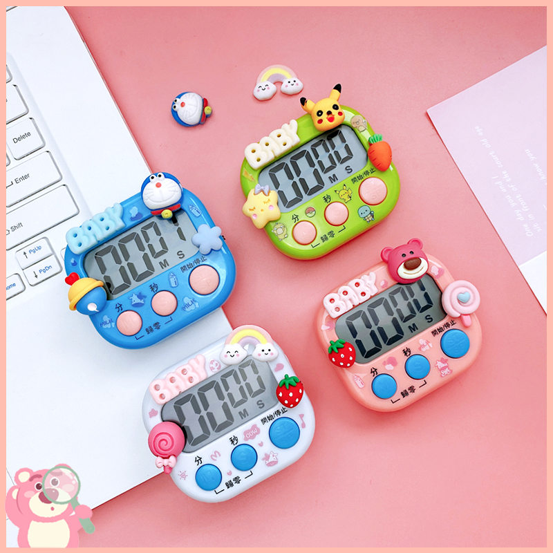 Countdown Timer Kids Special Kitchen Timer for Learning Students Time Management Homework Self-Discipline Alarm Clock Reminder