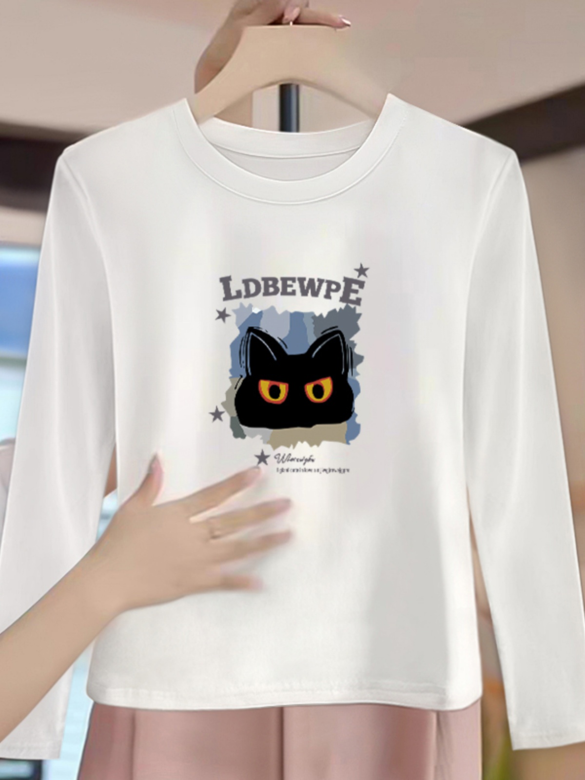 13 Lines Women's Clothes Long Sleeve T-shirt Women Spring & Fall 2025 New Arrival Silm Short Cotton Base Shirt Shoulder Tops