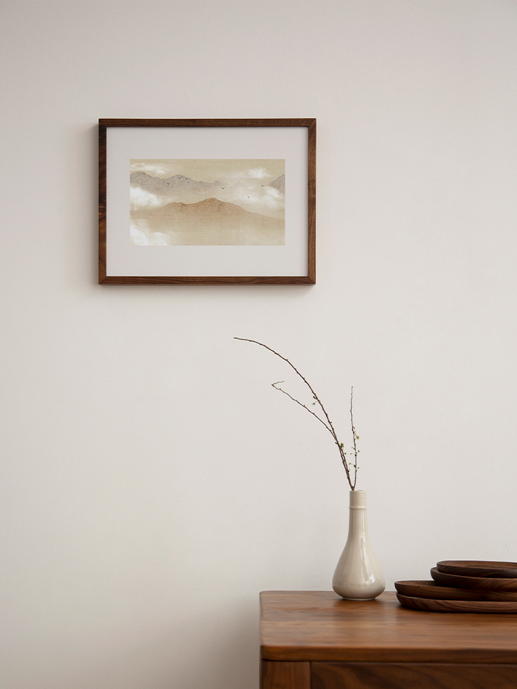 Fanhan Solid Wood Desktop Photo Frame Photo Printing Blank Picture Frame Mounting Living Room Photo Wall Photo Frame Combination