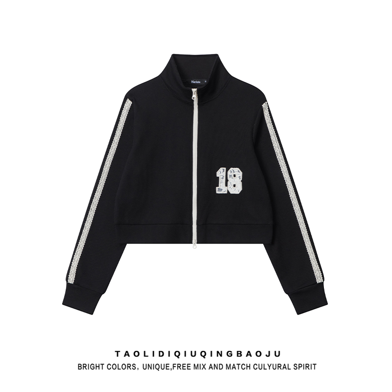 Cardigan Outwear Sexy Slim Looking Slim Fit Short Embroidery