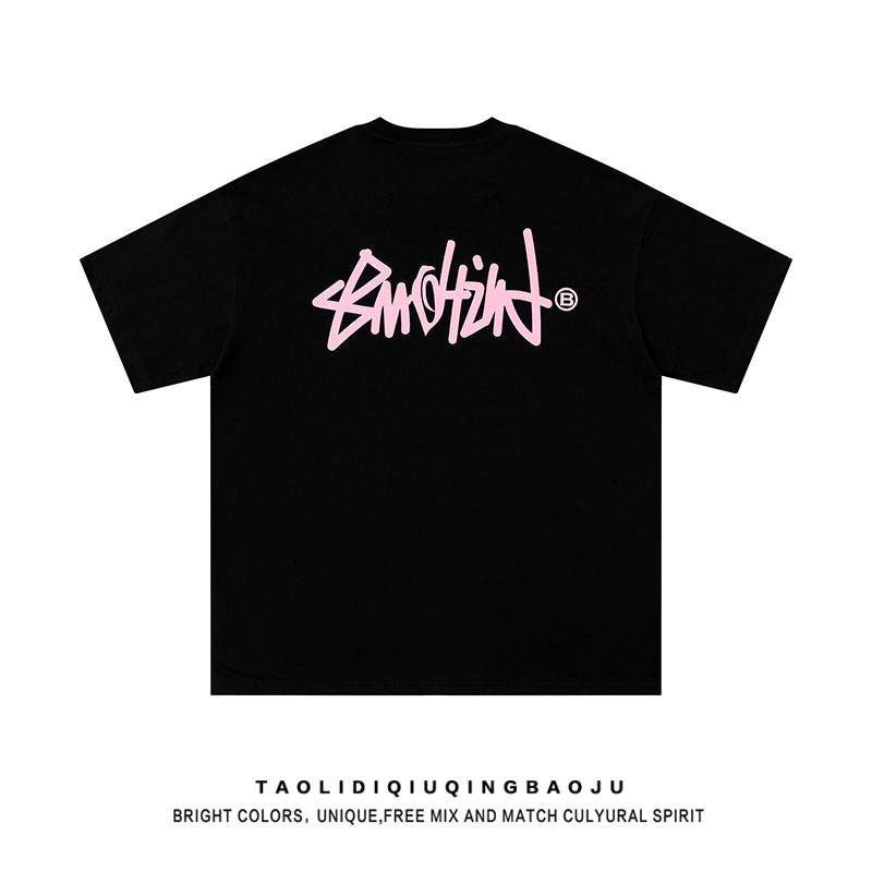 Fashion Brand Printing 2024 New Loose-Fitting Short Sleeves T-Shirt