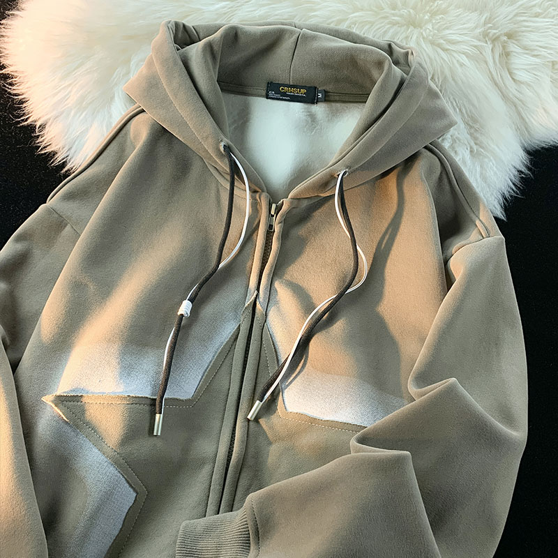 Escape from Earth XINGX Loose Cardigan Coat Patch