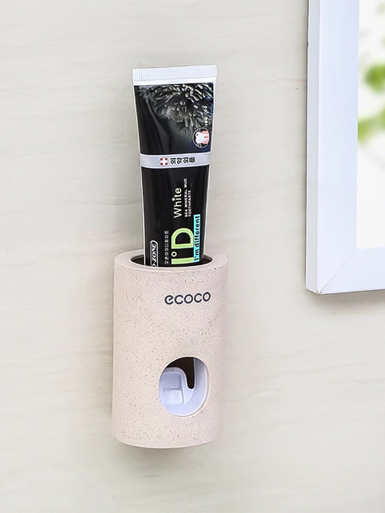 Ecoco Automatic Toothpaste Gadget Suit Press Type For Home Squeezing Machine Suit Punch-Free Toilet