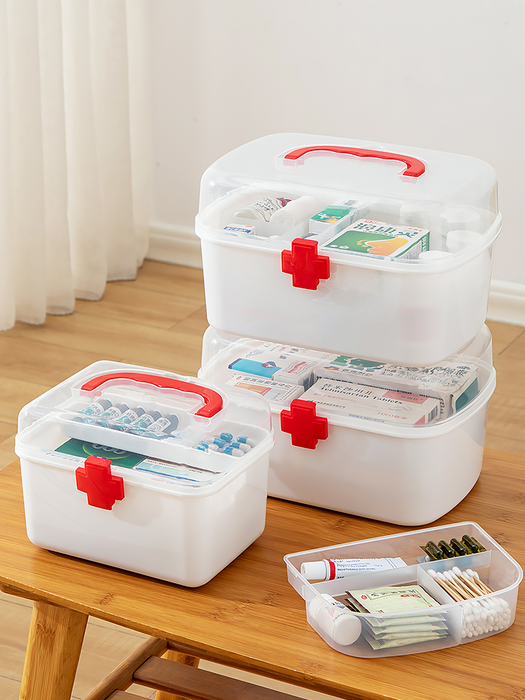 Medicine Box Family Pack Student Dormitory Large Capacity Storage Box Small Medicine Medicine Storage Box For Home Small Medicine Box