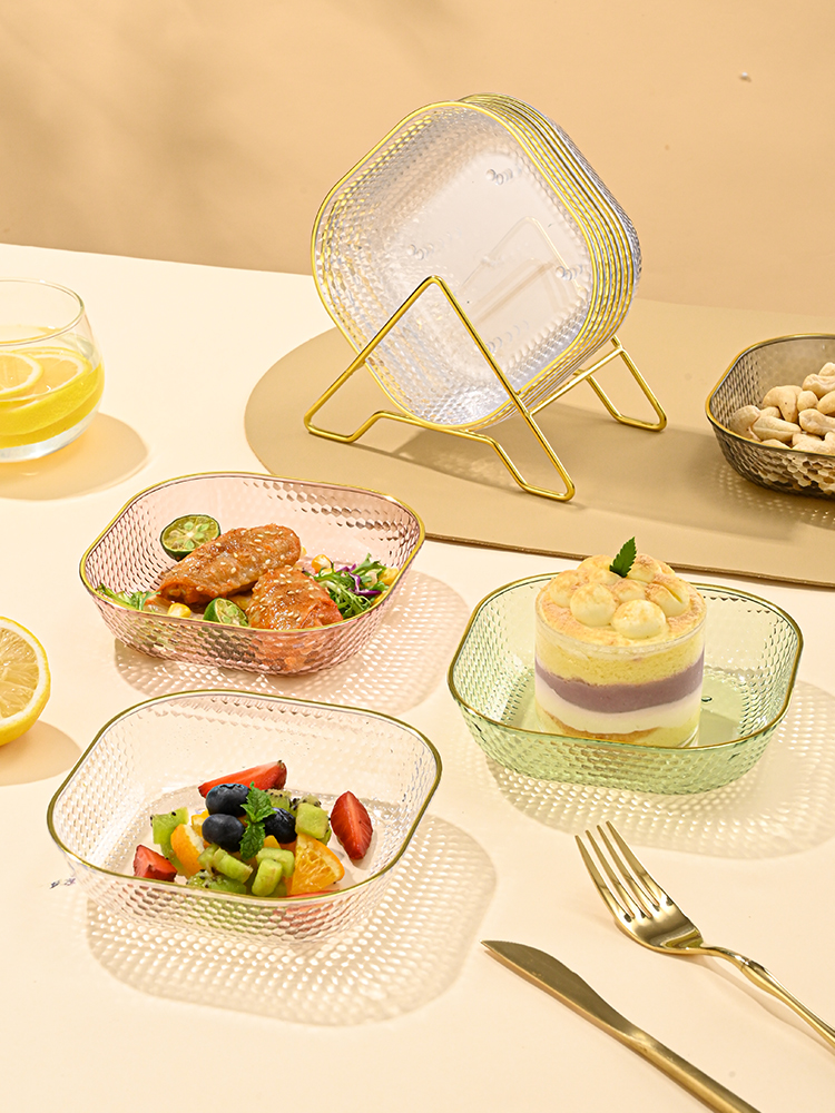 Bone Dish For Home Small Plate Snack Plate Fruit Plate Table Garbage Spit Bones Side Plate Storage Tray Dish Dried Fruit
