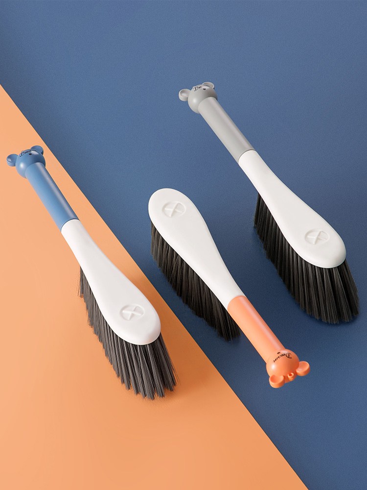 Jujiajia New Color Cartoon Cleaning Gadget Long Handle Bed Brush