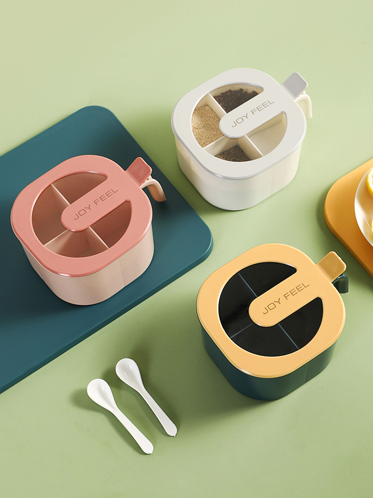 Jujiajia Kitchen Salt Shaker Combination Seasoning Box
