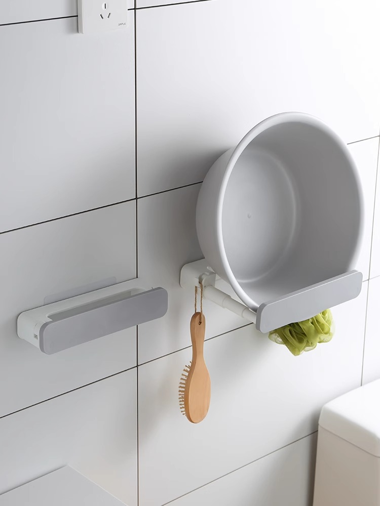 Toilet Wall Hanging Punch-Free Bathroom Storage Washstand