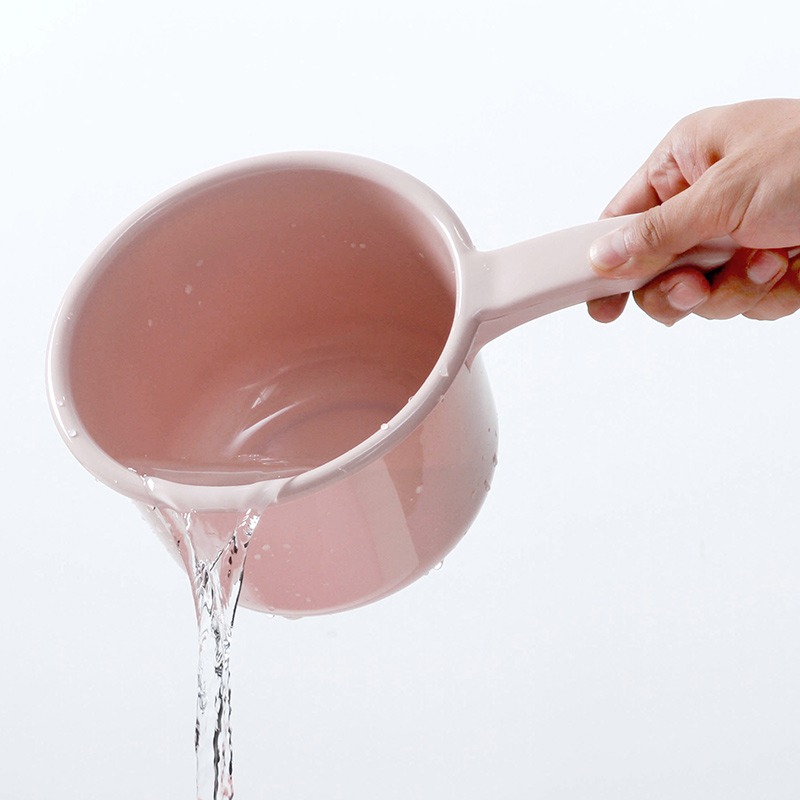 Jujiajia Plastic Water Ladle Kitchen For Home Thickened Long Handle Water Ladle Large Capacity Water Spoon for Bathroom Baby