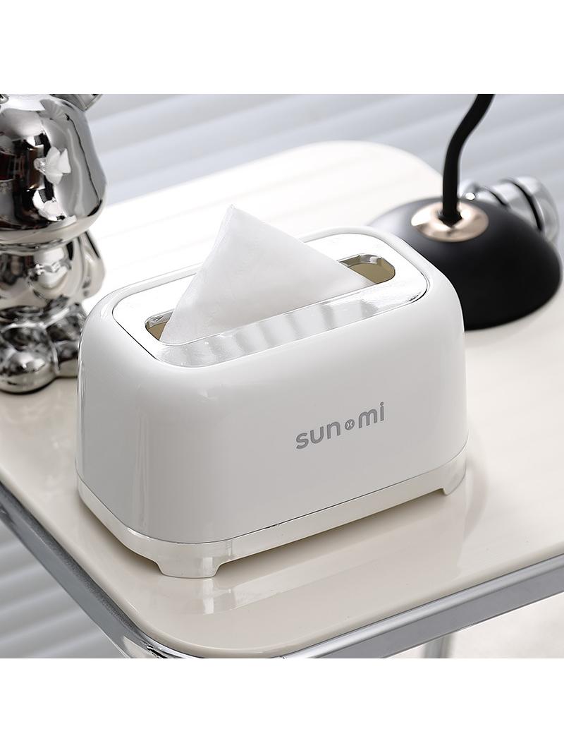 Jujiajia Accessible Luxury High-End Tissue Box For Home Living Room Creative Tissue Box Coffee Table Top Storage Box Bedroom Tissue