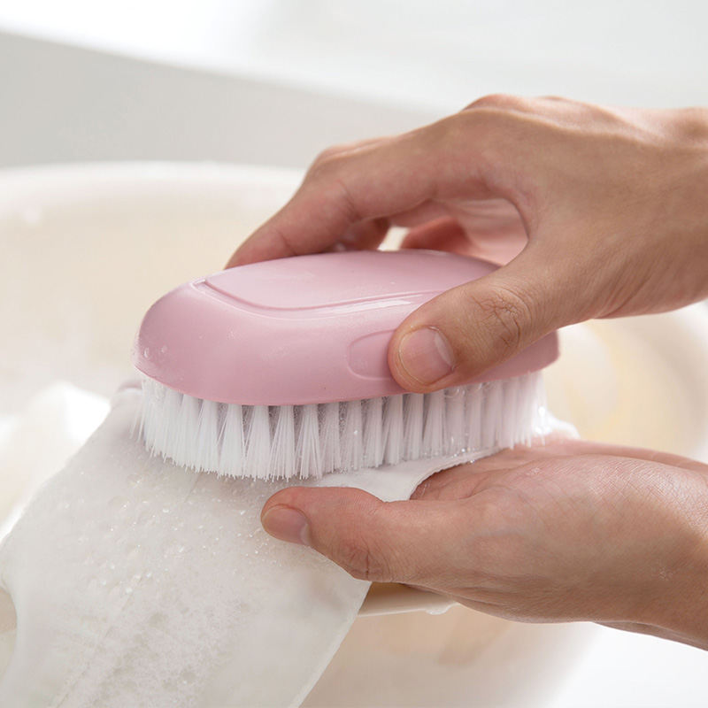 Jujiajia Plastic Brush Multi-Functional Soft Fur Clothes Cleaning Brush Special Shoe Brush for Shoe Washing Household Clothes Cleaning Small Scrubbing Brush