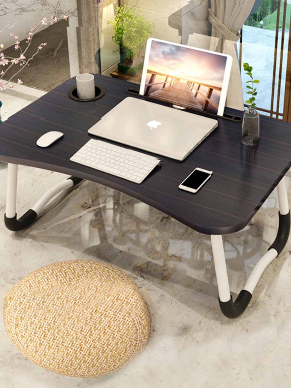 Jujiajia Bed Desk Laptop Can Be Folding Table Bedroom Small Table Dormitory Writing and Learning Small Table
