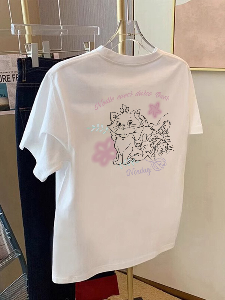 2024 New Arrival Oversize Print Short Sleeve T-shirt