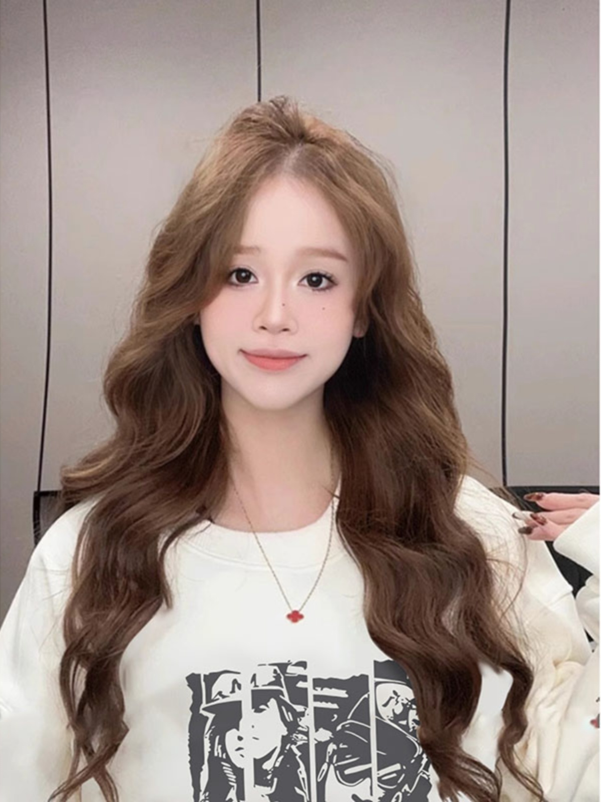 American Fashion Brand Sweatshirt Female Spring & Fall 2025 New Arrival Best-Selling Leisure Loose Oversize Stylish White Tops