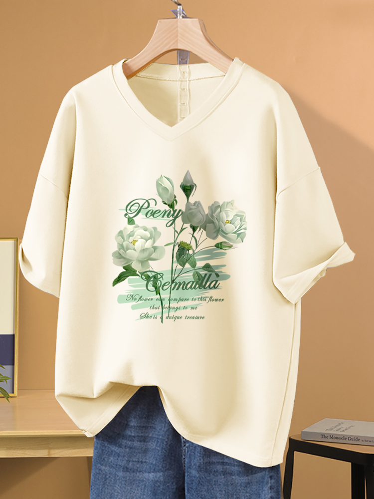 2025 Summer New Arrival Shoulder Short Sleeve American Retro T-shirt Female Stylish Niche Style Slim Looking Tummy Hiding Loose Tops