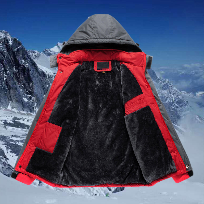 Winter Thicken Thermal Men's Cotton Jacket Work Clothes Shell Jacket