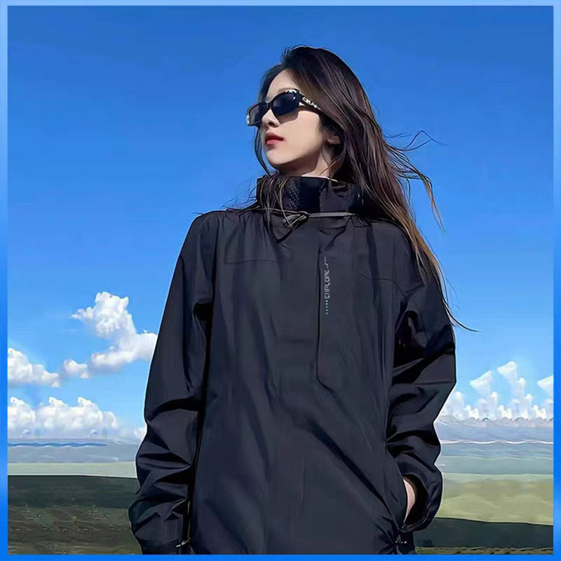 Outdoor Shell Jacket Men and Women 2025 New Coat Windproof Waterproof Three-in-One Detachable Outdoor Hiking Spring & Fall Winter