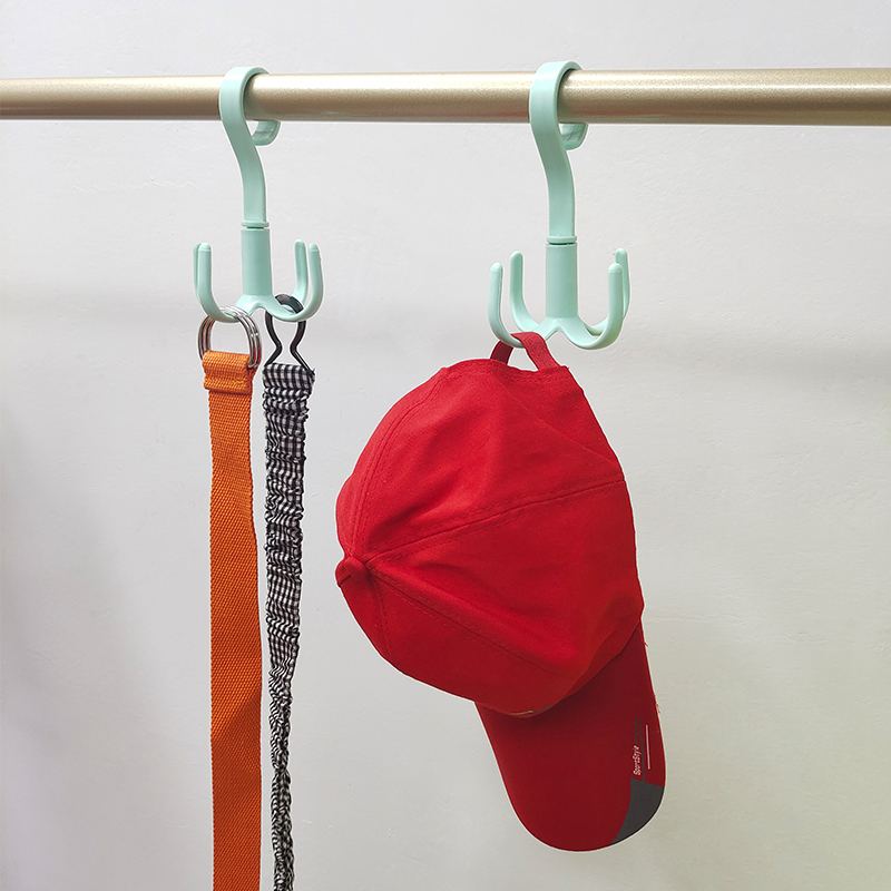 2 Windbreak +10 Hanger Connecting Hooks +1 Four-Claw Hook Hanger Coat Hanging