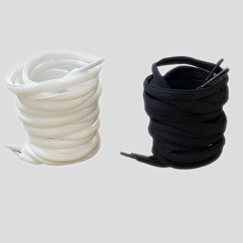 Semicircle Black for Women High Top Sneakers Shoelaces