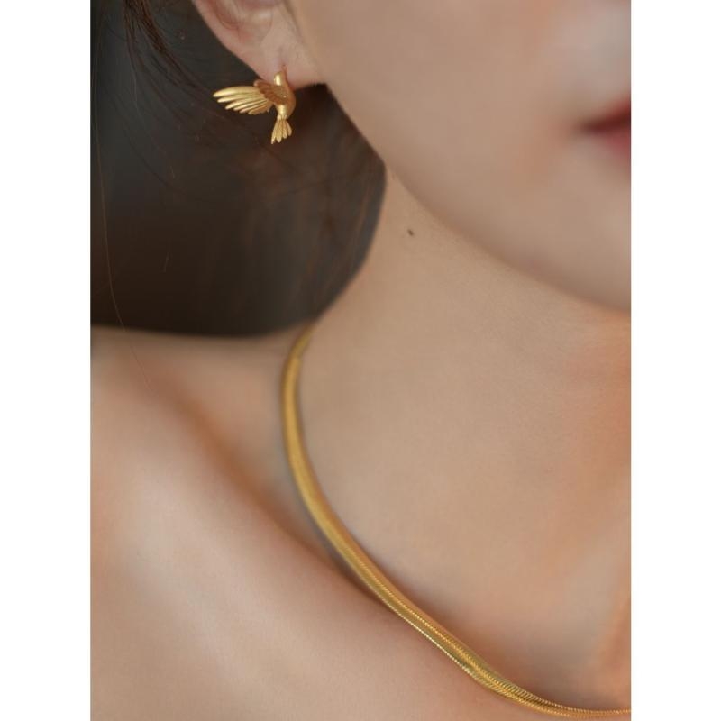 Niche Style Original Dai Shu Kincho New Chinese Style Ear Studs