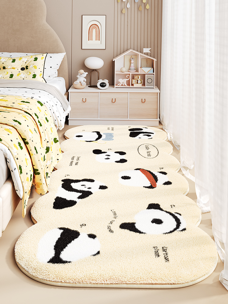 Kids Room Bedside Carpet Bedroom Bedside Cute Stuffed Mat Cashmere-like Master Bedroom Front Bench Floor Mat Thick