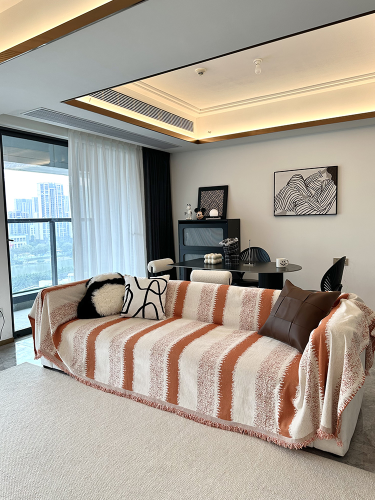 2025 New Arrival Chenille Sofa Towel All Year Round Neutral Minimalist Fancy Sofa Cover Cloth Sofa Cover Sofa Cover