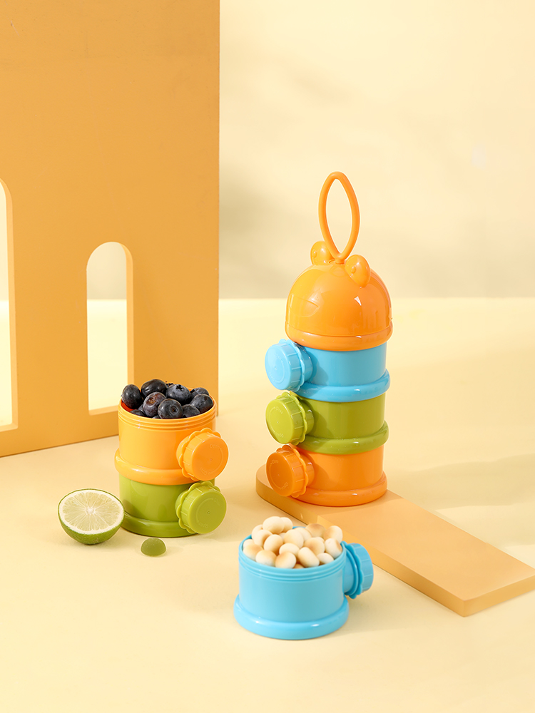 Fasola Baby Milk Powder Box Portable Outdoor Food Supplement Rice Noodles Box Compartment Packing Sealed Moisture-Proof Storage Tank