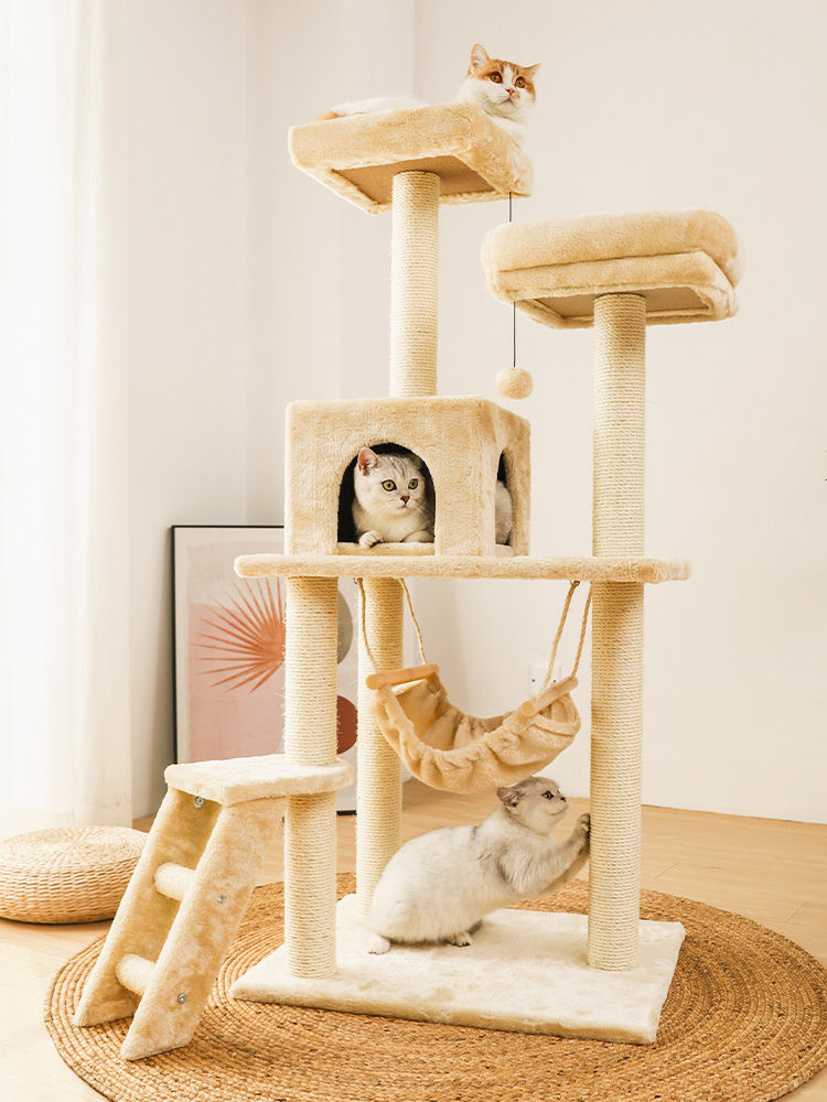 Cat Climbing Frame Cat Litter Cat Tree Integrated All Year Round Neutral Special Cat for Big Cat Jumping Platform Cat House Does Not Cover an Area of For Home