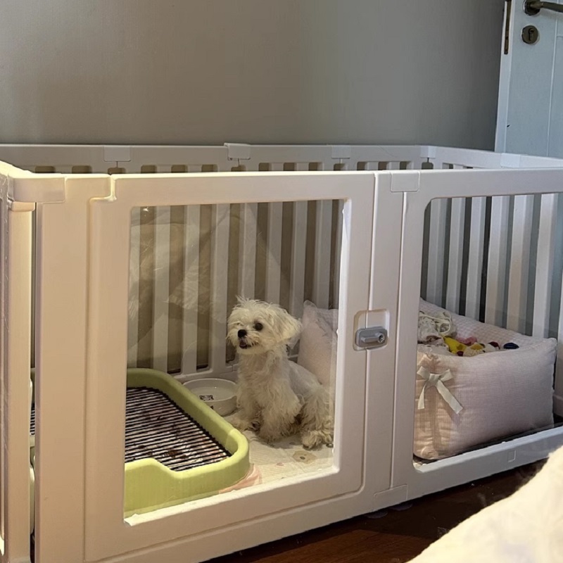 Pet Fence Dog Crate Small Medium Large Dog Dog For Home Transparent Free Combination Kennel Indoor Fence