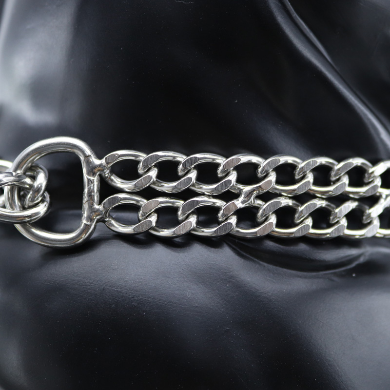 Big Sale Dog Collar Collar Pet P Chain Hand Holding Rope Stainless Steel Dog Chain Large Dog Labrador Dog Leash