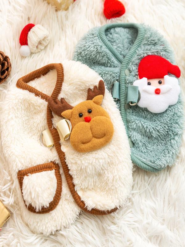 Christmas Puppy Clothes Autumn and Winter Pet Winter Heattech Bichon Teddy Schnauzer Kitty Winter