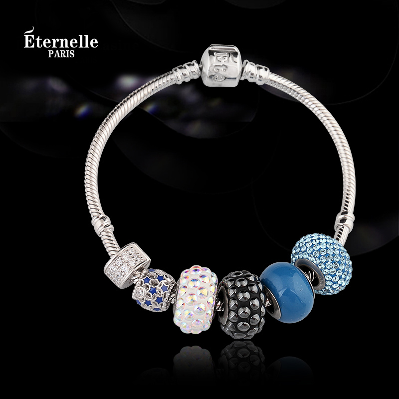 French Eternelle Austrian Crystal Bracelet Pan Multi-Style Bracelet DIY Beaded Bracelet Birthday Gift