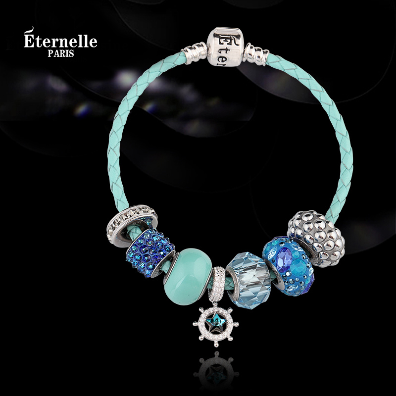 French Eternelle Pan Multi-Style Camouflage Beads Series Beaded 925 Silver Jewelry DIY Bracelet Birthday Gift