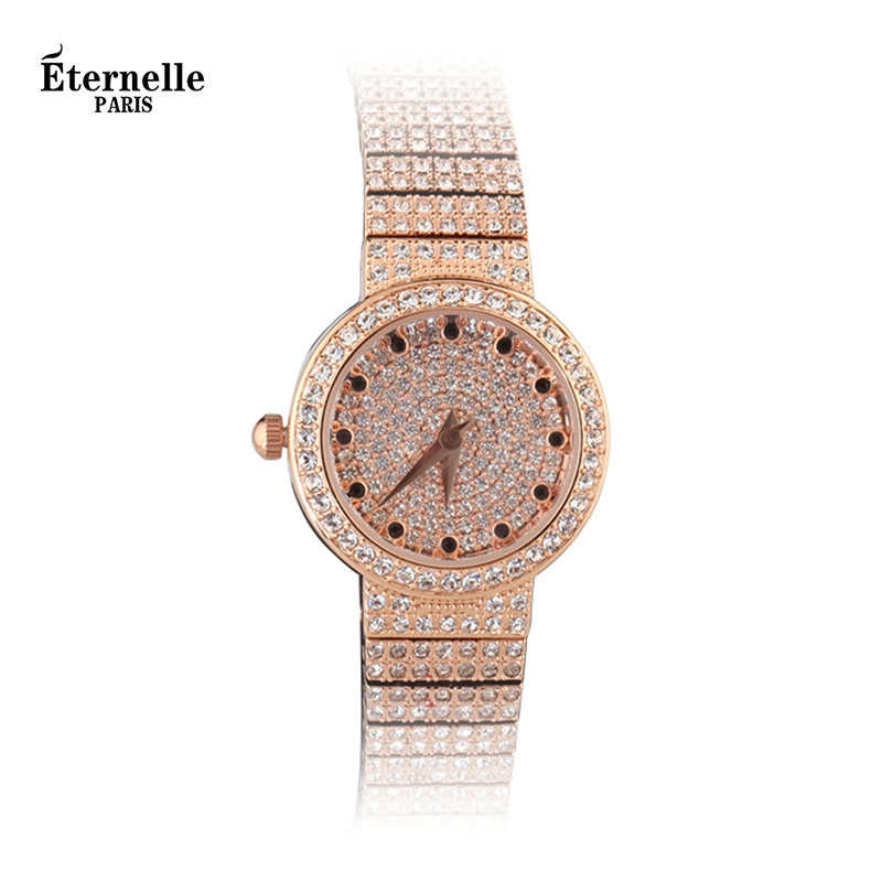 French Eternal Eternelle Fashion Trendy Women Watch European and American Fashion Austrian Crystal Watch Bracelet
