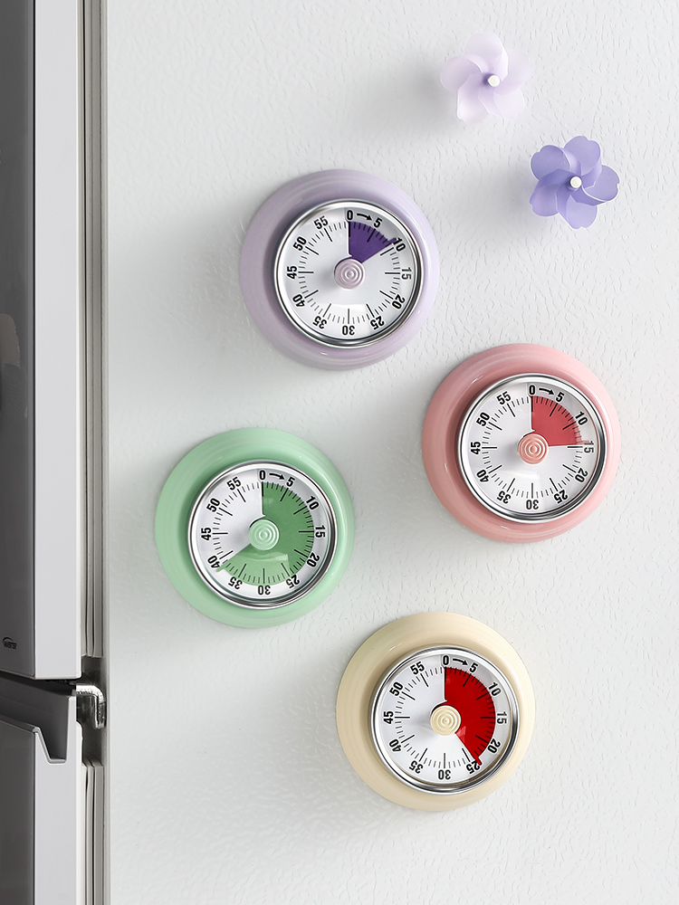 Visual Timer Mechanical Timer Learning Self-Discipline Kids Kitchen Time Manager Countdown Reminder